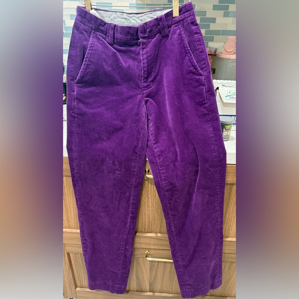 Brooks Brothers Men’s Purple Corduroy Pants
